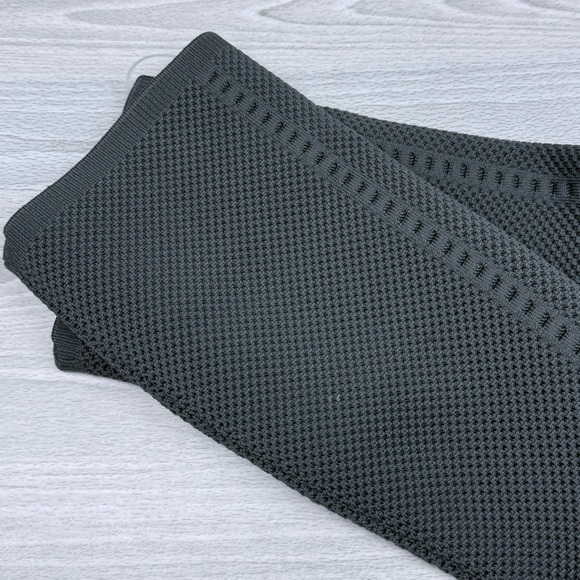 Eileen Fisher Alas Recycled Knit Tall Stretch Boots Pull On Graphite 8.5 NEW - Picture 12 of 15